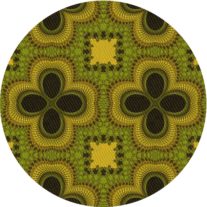 Square Patterned Bakers Brown Rug, pat2902yw