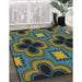 Machine Washable Transitional Charcoal Black Rug in a Family Room, wshpat2902