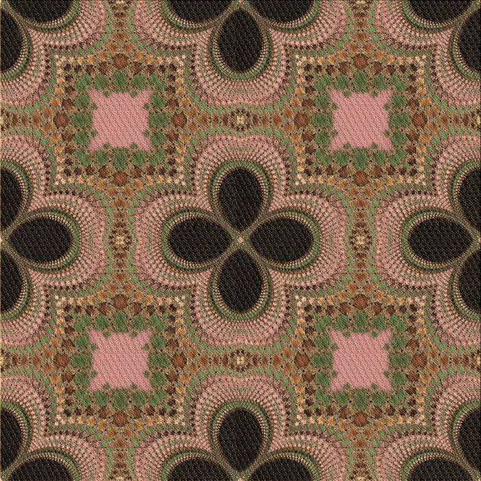 Round Machine Washable Transitional Bronze Brown Rug, wshpat2903brn