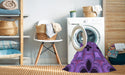 Machine Washable Transitional Bright Purple Rug in a Washing Machine, wshpat2903pur