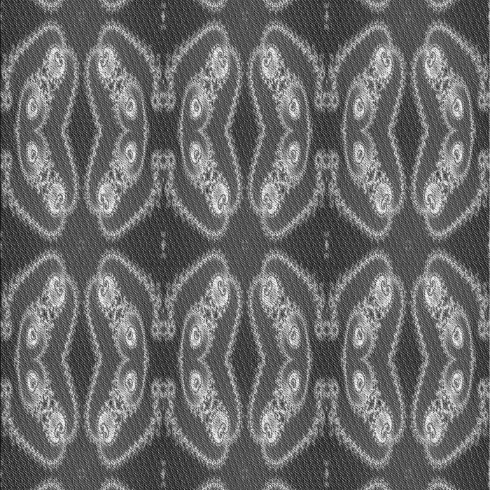 Patterned Gunmetal Gray Rug, pat2904gry