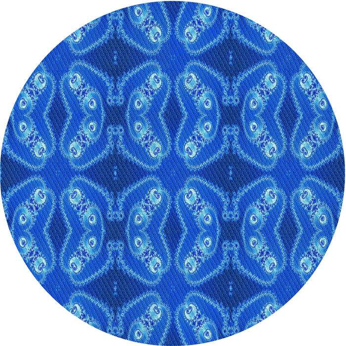 Square Machine Washable Transitional Blue Rug in a Living Room, wshpat2904lblu