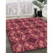 Machine Washable Transitional Orange Rug in a Family Room, wshpat2904org