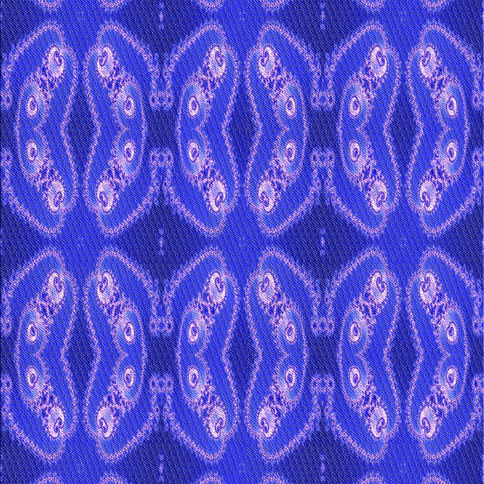 Patterned Light Slate Blue Rug, pat2904pur