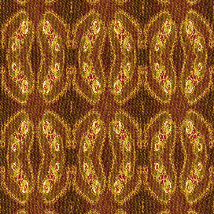 Patterned Orange Rug, pat2904yw