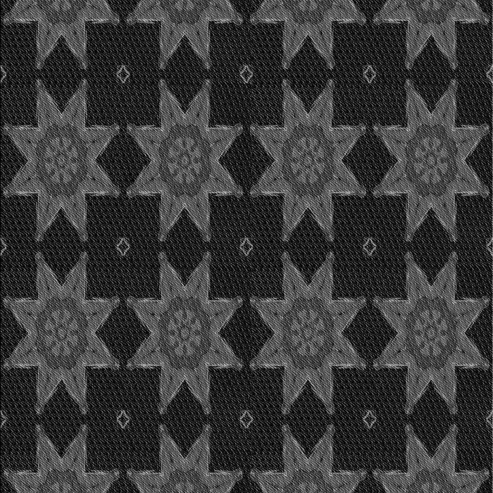 Machine Washable Transitional Midnight Gray Rug, wshpat2905gry