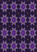 Patterned Deep Purple Rug, pat2905pur