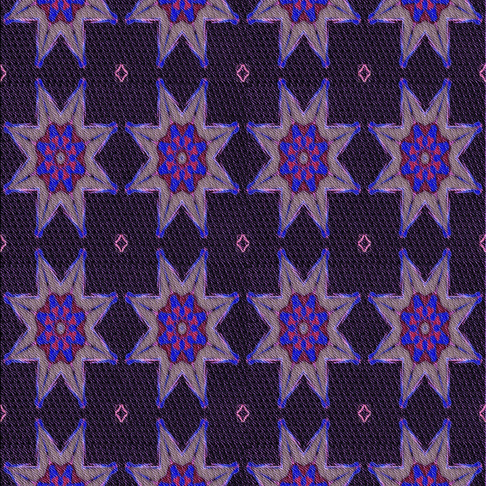 Patterned Deep Purple Rug, pat2905pur