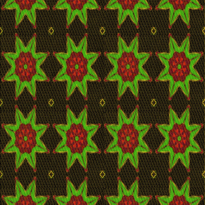 Patterned Red Rug, pat2905yw