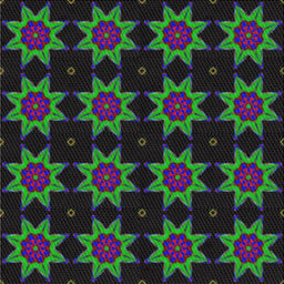 Square Patterned Pine Green Novelty Rug, pat2905