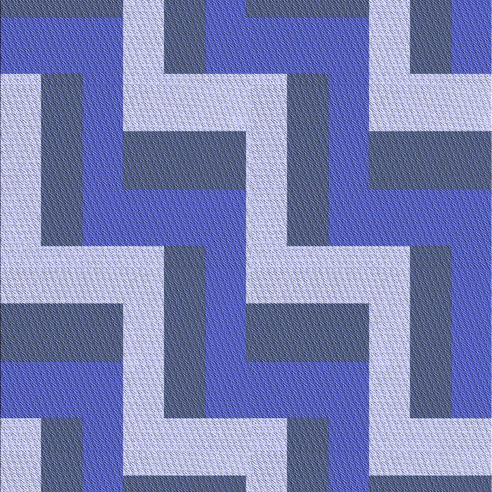 Patterned Denim Blue Rug, pat2906blu