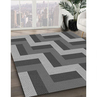 Patterned Gray Rug, pat2906gry