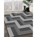 Patterned Gray Rug in Family Room, pat2906gry