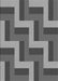 Machine Washable Transitional Gray Rug, wshpat2906gry