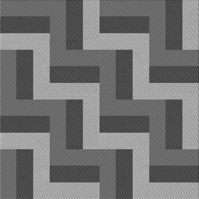 Round Patterned Gray Rug, pat2906gry