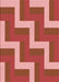 Patterned Red Rug, pat2906rd