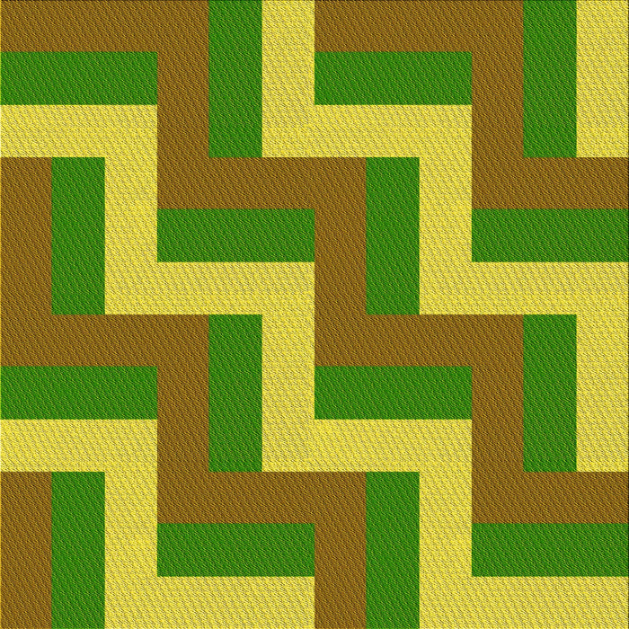 Round Patterned Pistachio Green Rug, pat2906yw