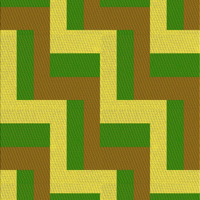 Patterned Pistachio Green Rug, pat2906yw