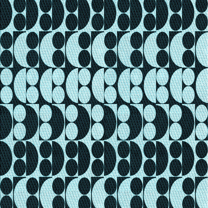 Patterned Deep Teal Green Rug, pat2907lblu