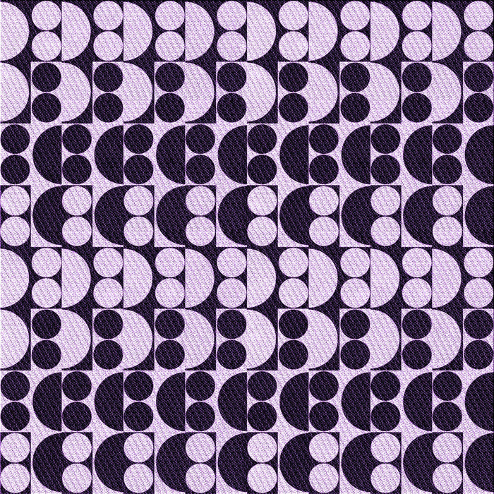 Round Patterned Blossom Pink Rug, pat2907pur