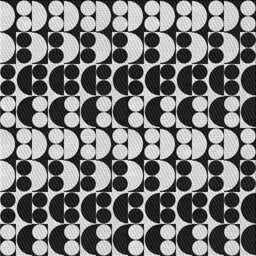 Square Patterned Light Gray Novelty Rug, pat2907
