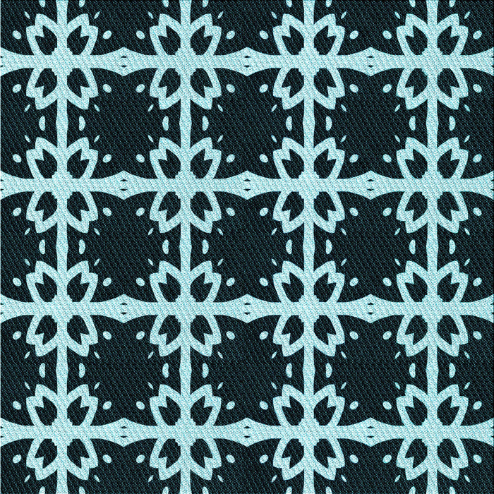 Round Machine Washable Transitional Deep Teal Green Rug, wshpat2908lblu