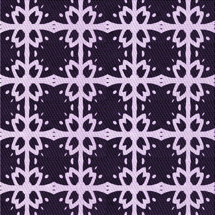 Round Patterned Bright Lilac Purple Rug, pat2908pur