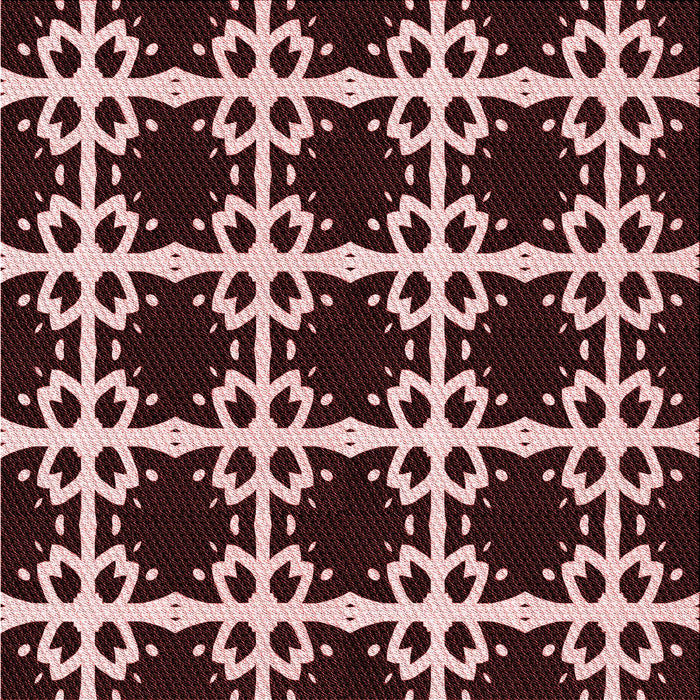 Round Patterned Chocolate Brown Rug, pat2908rd