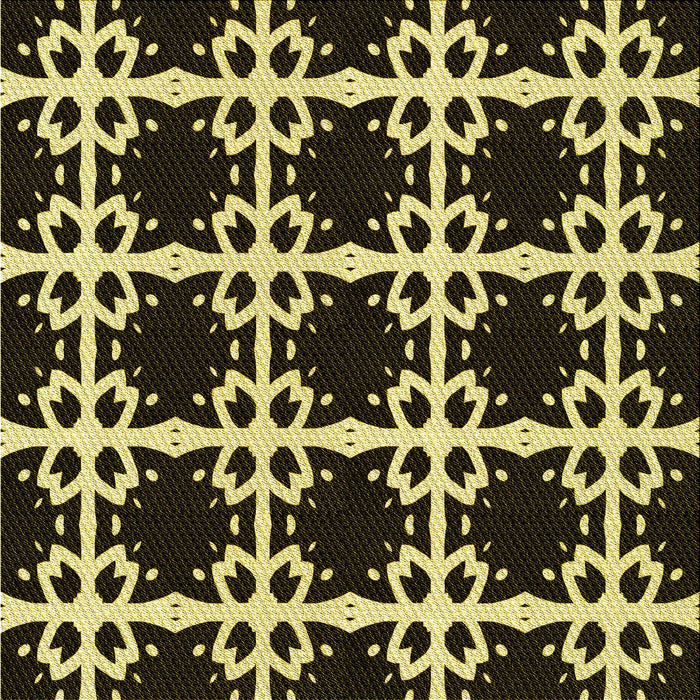 Round Machine Washable Transitional Metallic Gold Rug, wshpat2908yw