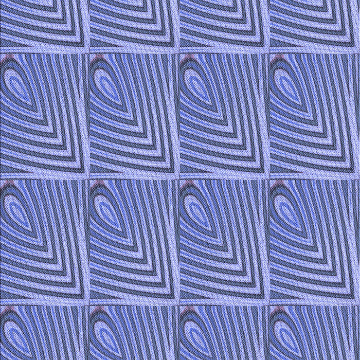 Patterned Denim Blue Rug, pat2909blu