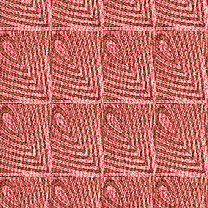 Patterned Red Rug, pat2909rd