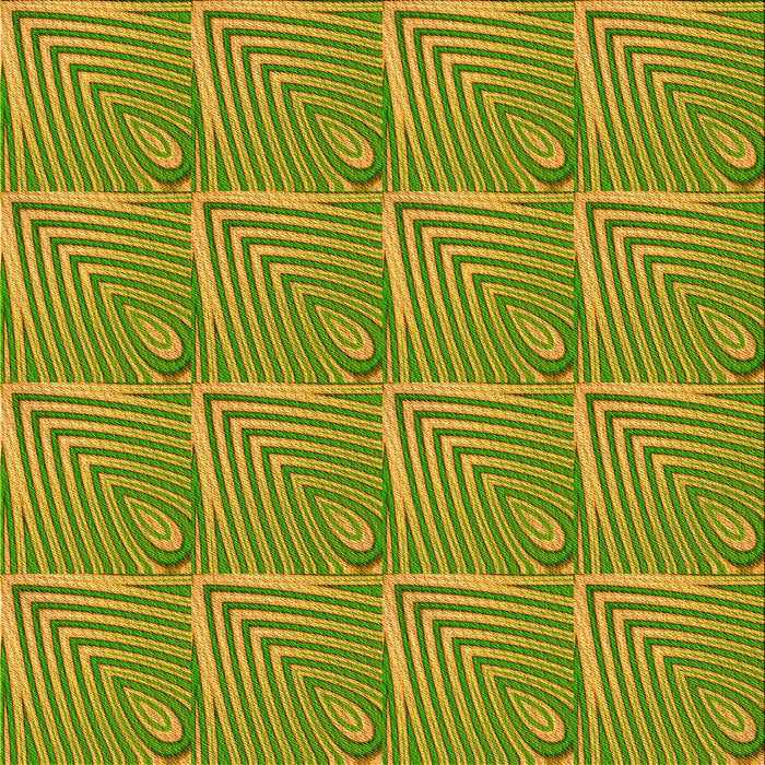 Round Patterned Pistachio Green Rug, pat2909yw