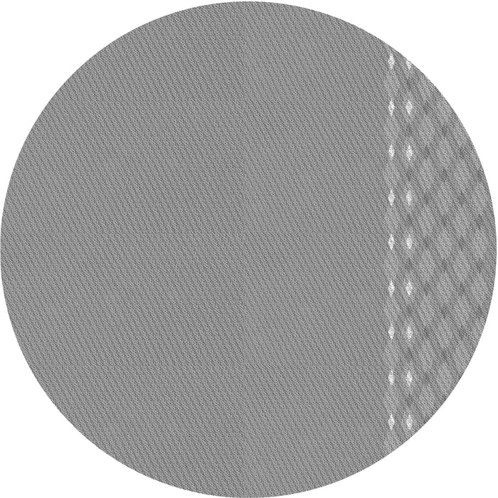 Square Patterned Platinum Gray Rug, pat291gry