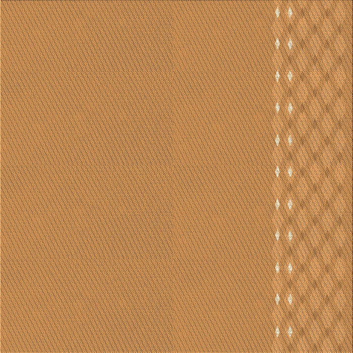 Round Machine Washable Transitional Dark Orange Rug, wshpat291org