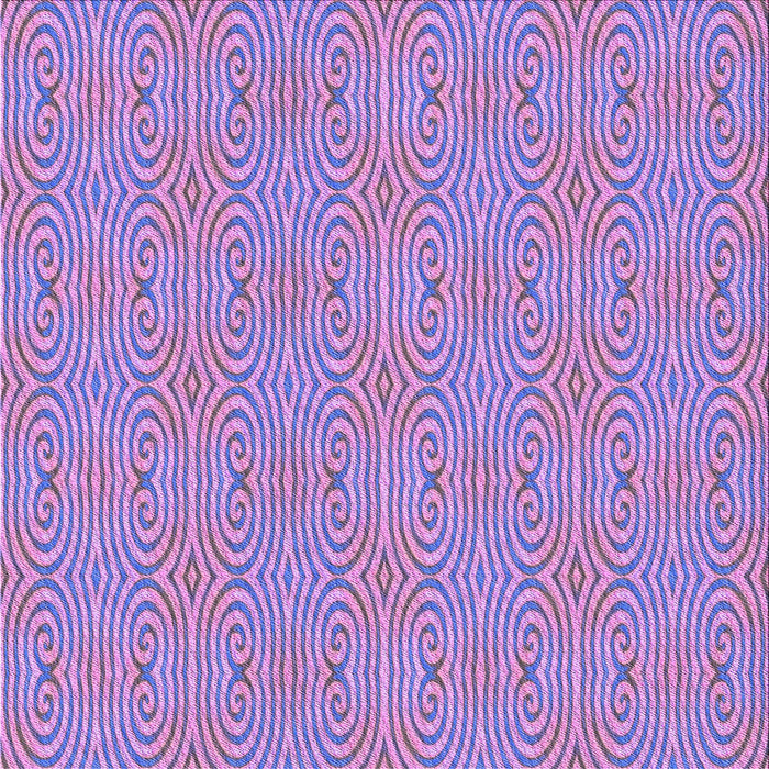 Round Patterned Bright Lilac Purple Rug, pat2910pur