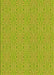 Machine Washable Transitional Dark Yellow Green Rug, wshpat2910yw