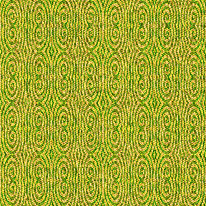 Round Machine Washable Transitional Dark Yellow Green Rug, wshpat2910yw