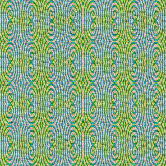 Square Patterned Khaki Green Novelty Rug, pat2910