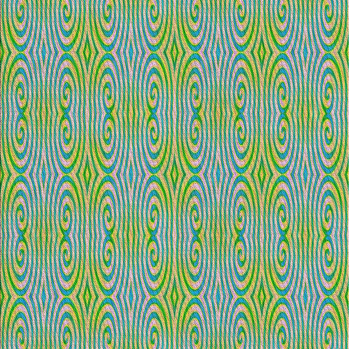 Patterned Khaki Green Novelty Rug, pat2910