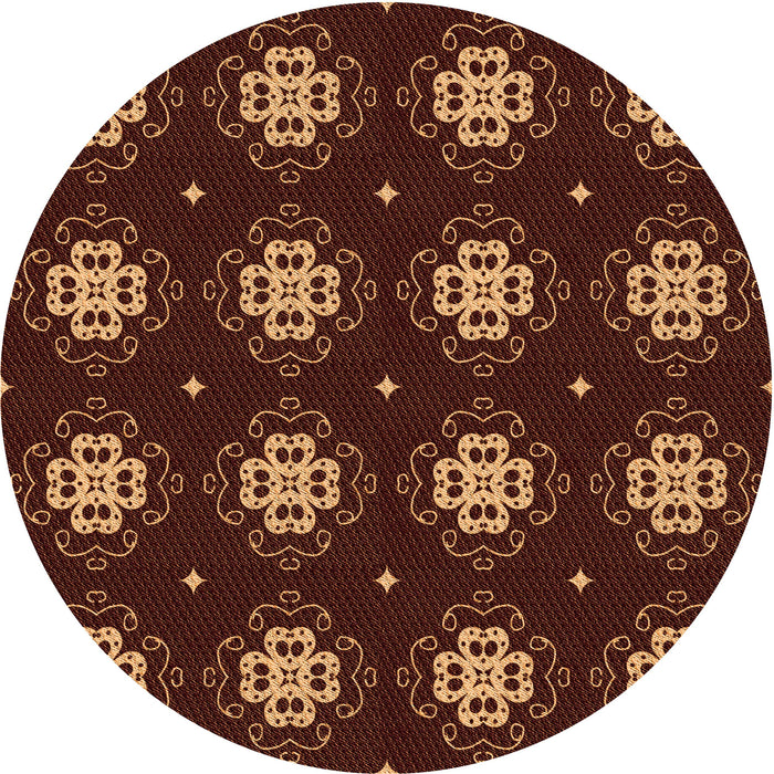 Square Machine Washable Transitional Red Rug in a Living Room, wshpat2911org