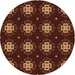 Square Patterned Red Rug, pat2911org