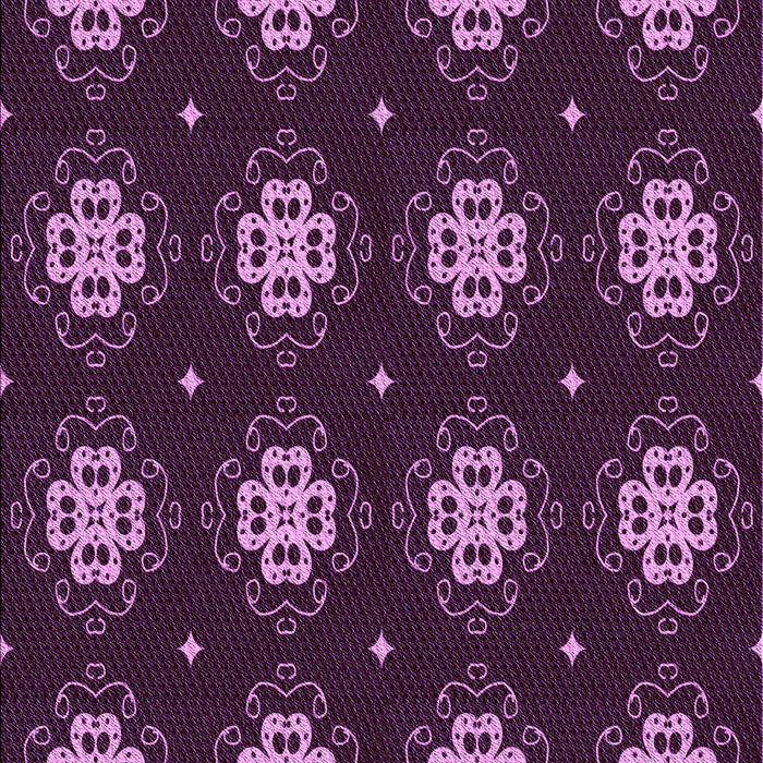 Patterned Orchid Purple Rug, pat2911pur