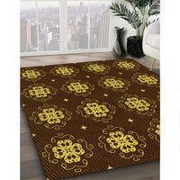 Patterned Red Rug, pat2911yw