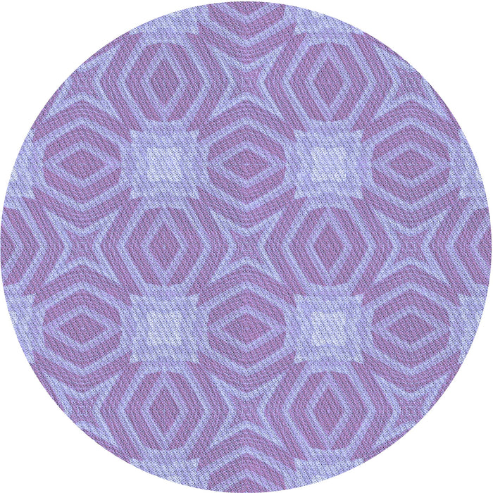 Square Patterned Medium Purple Rug, pat2912blu