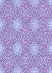 Machine Washable Transitional Medium Purple Rug, wshpat2912blu