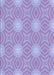 Machine Washable Transitional Medium Purple Rug, wshpat2912blu