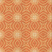 Round Machine Washable Transitional Orange Rug, wshpat2912org