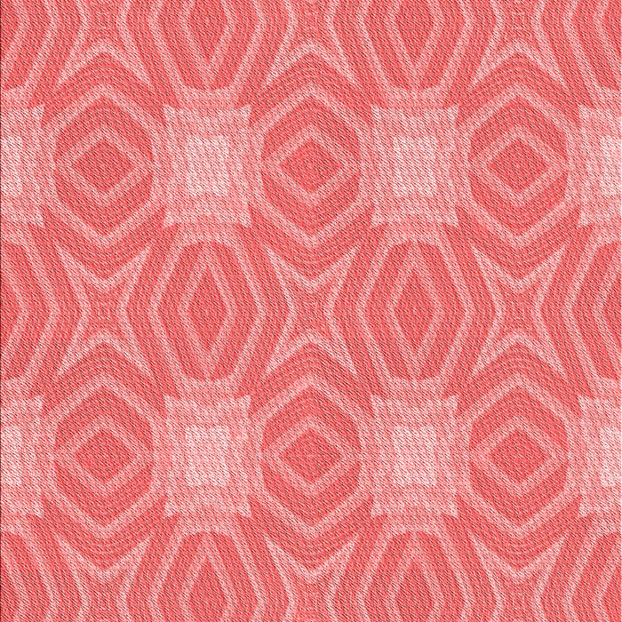 Patterned Fire Red Rug, pat2912rd