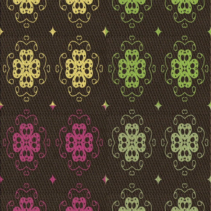 Patterned Oak Brown Rug, pat2913brn