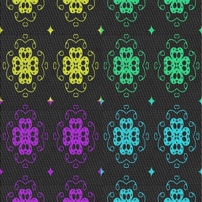 Machine Washable Transitional Midnight Gray Rug, wshpat2913